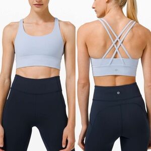 Lululemon Energy Sports Bra Light Blue Linen 6